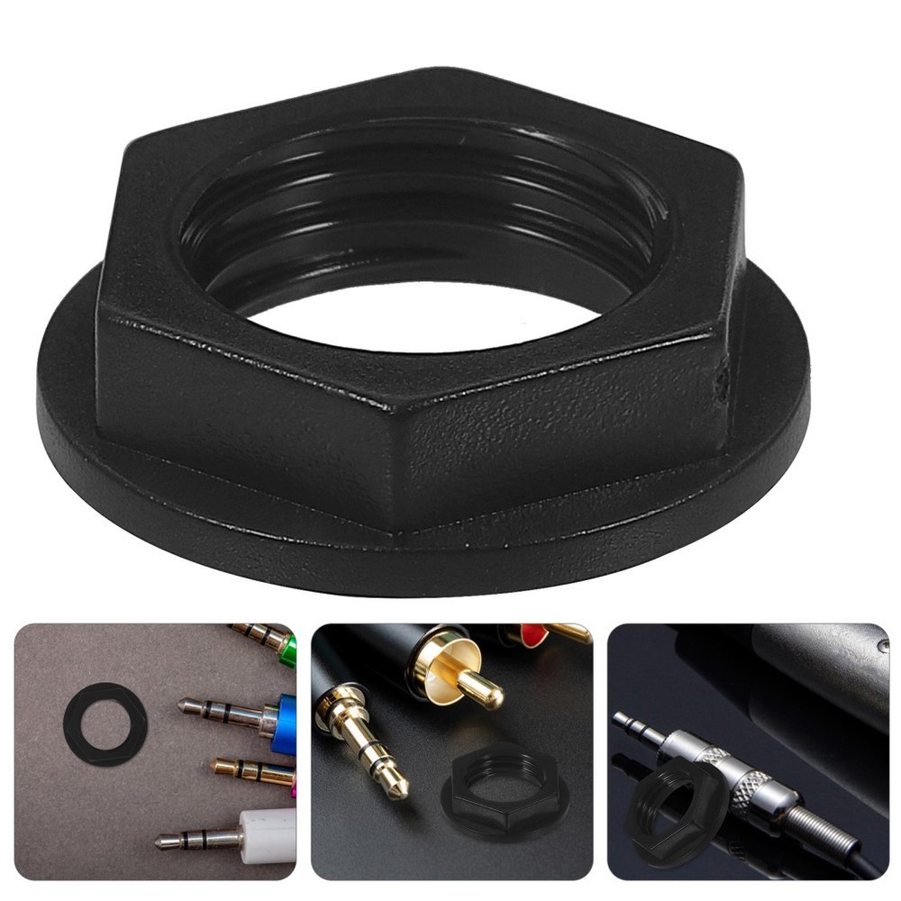 Positive Nut Electric Guitar Parts Low Profile Jack Input Socket Plate
