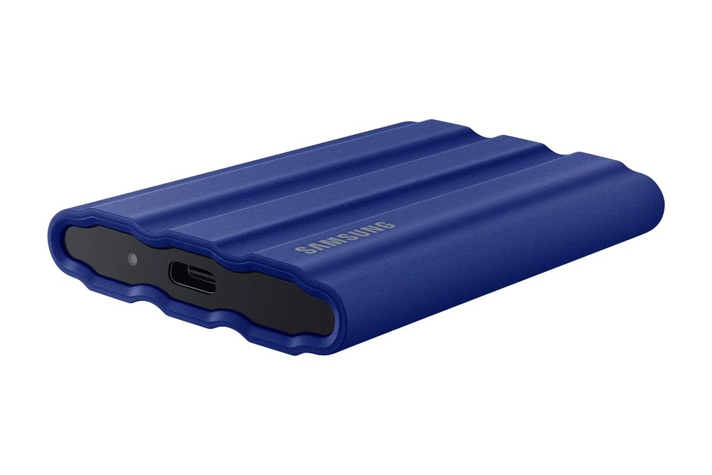 Samsung - T7 Shield 2TB External USB 3.2 Gen 2 256-bit Blue