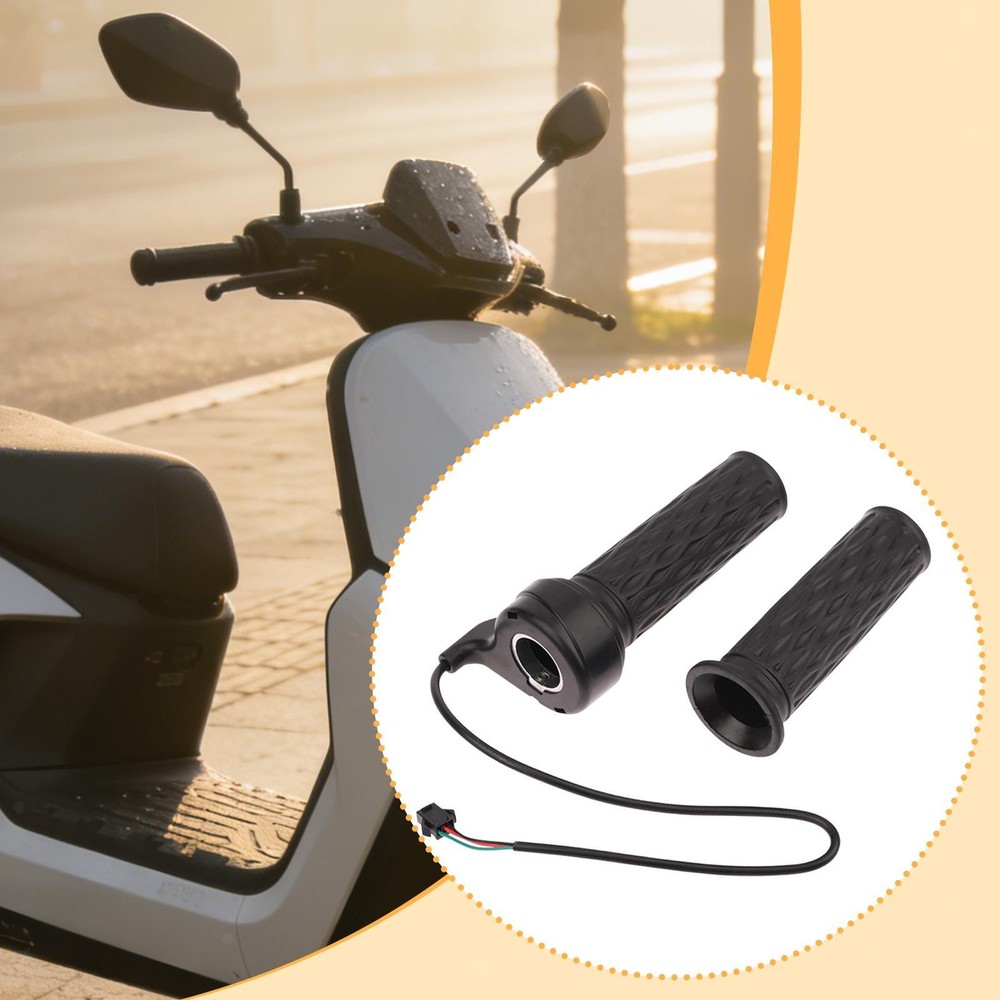 Throttle Handle with Cable Motorbike Accelerator Handle Replacement Professional