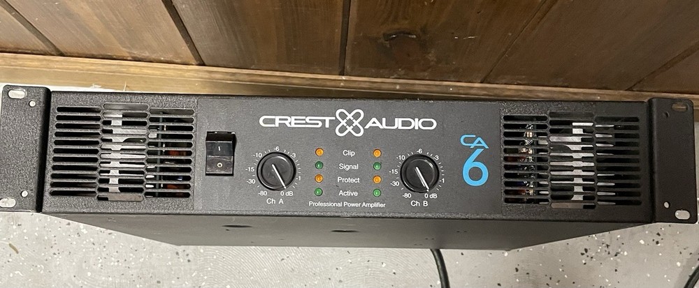 Crest Audio CA6 2-Channel Power Amplifier