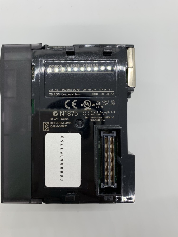 Omron CPU UNIT CJ2M-CPU33 PLC CJ2MCPU33 CPU “New In Box”