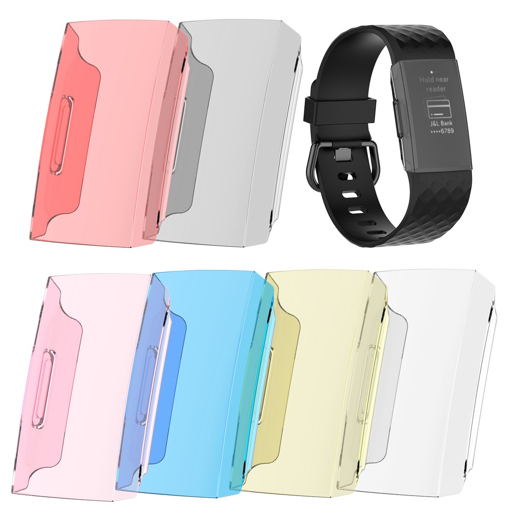 Fitbit Charge 3 Smart Watch Compatible PC Hard Case Cover Screen Protector
