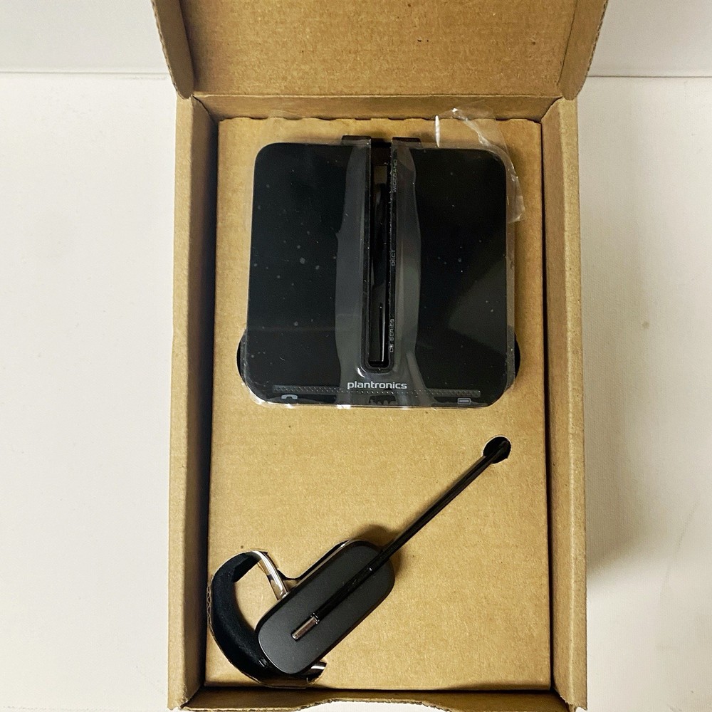 PLANTRONICS Poly CS540 Wireless Headset Black New