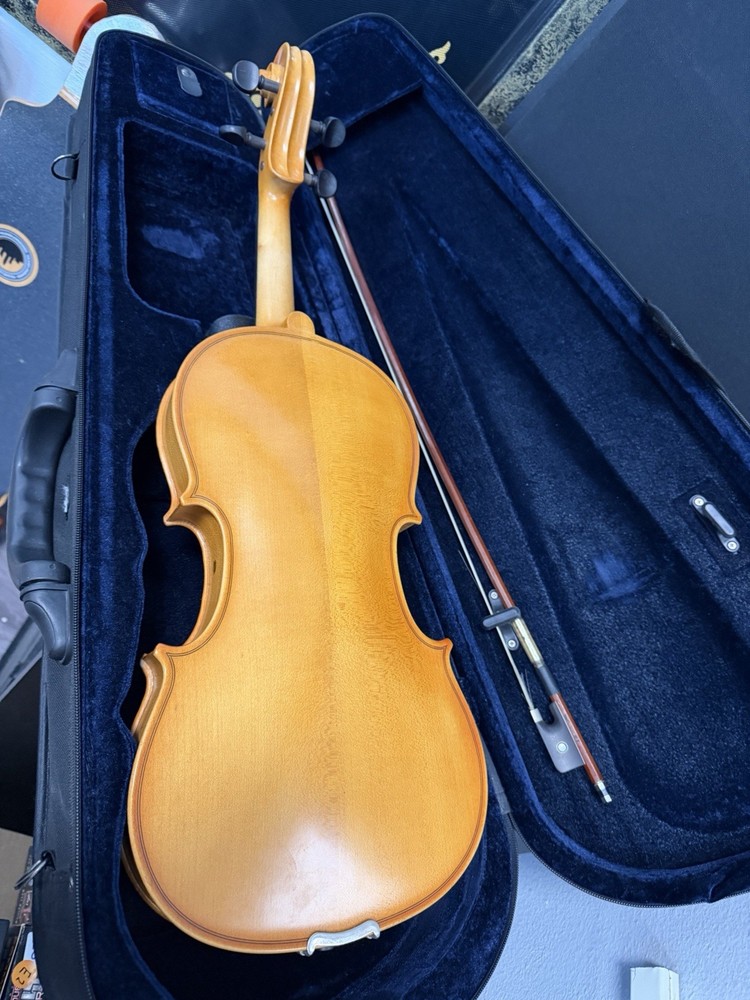 Viola With Bow In Case