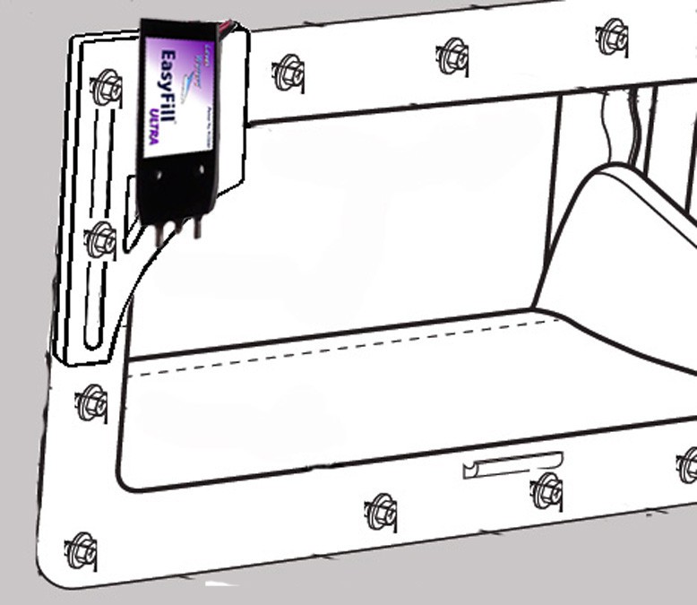 Skimmer Mount for EasyFill Floatless Pond Auto Fill Water Level Sensor