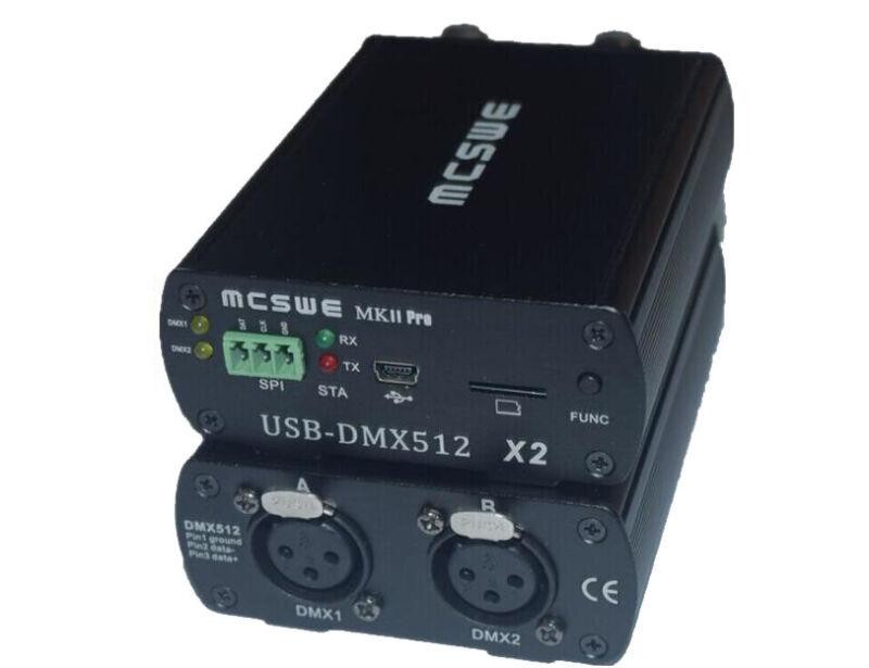 MCSWE DMX512 ArtNet Network Controller USB 1024 Channel Bidirectional 3D Console