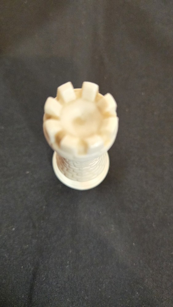 3" MCM Duncan White Rook Chess Replacement Piece