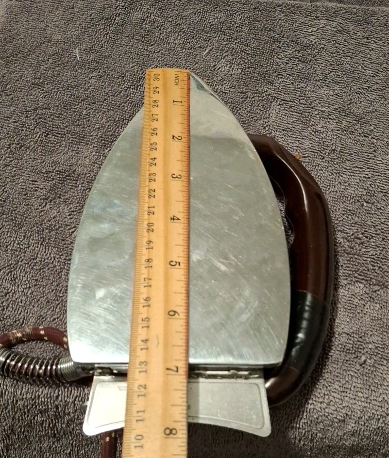 Vintage Durabilt Fully Automatic Folding Travel Iron,~ TESTED