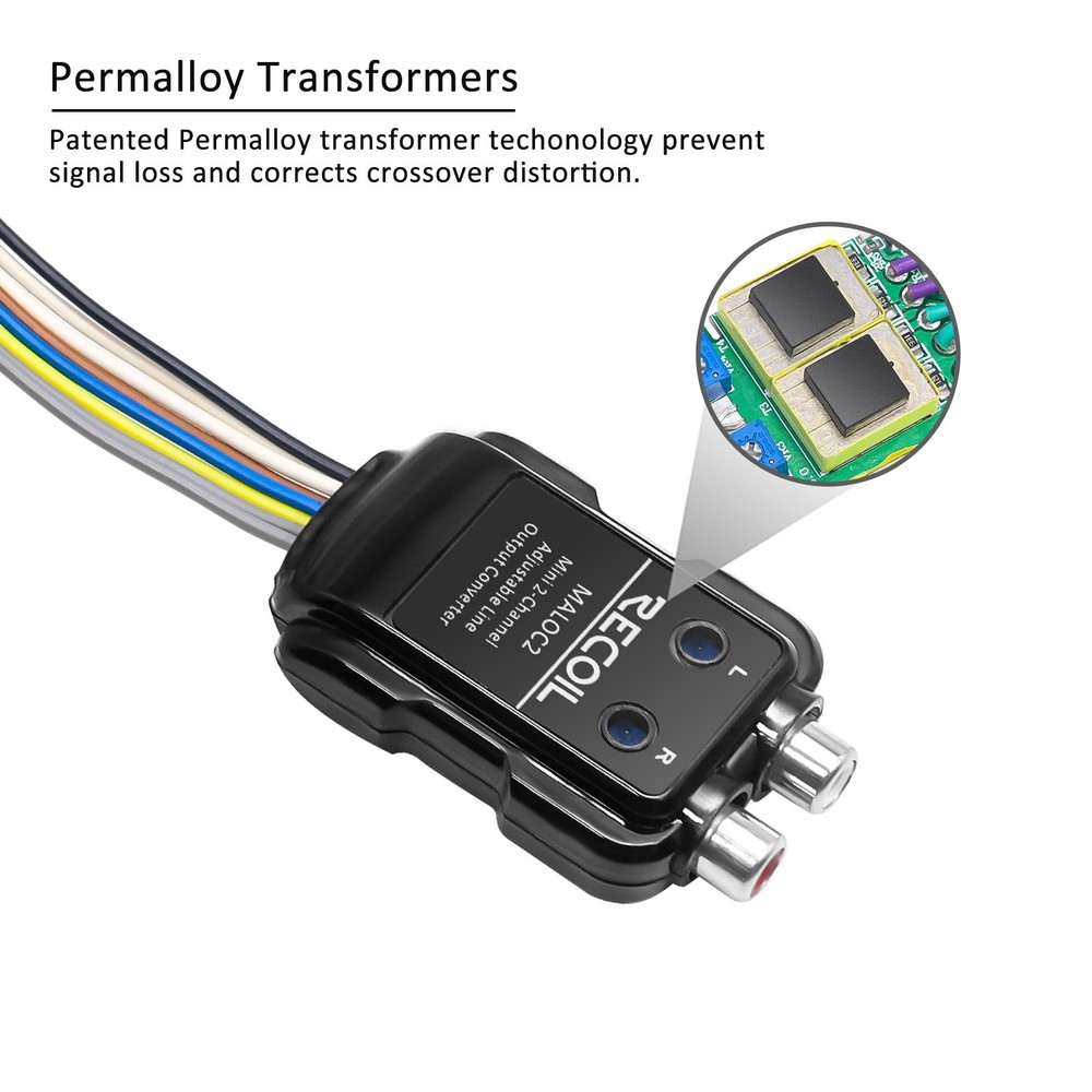 RECOIL MALOC2 2-Channel Adjustable Micro Line Output Converter