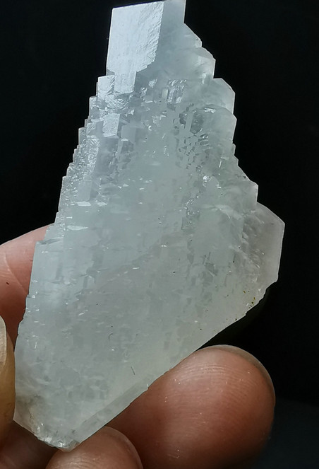 UV Fluorescent Stair Step Stacked Elestial Calcite