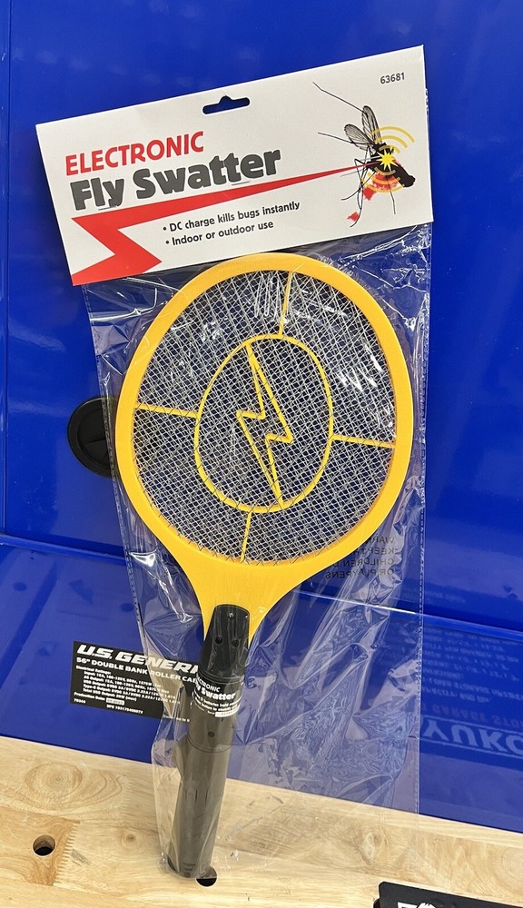 Hand Held Electronic Fly Swatter New 40122 Harbor Freight