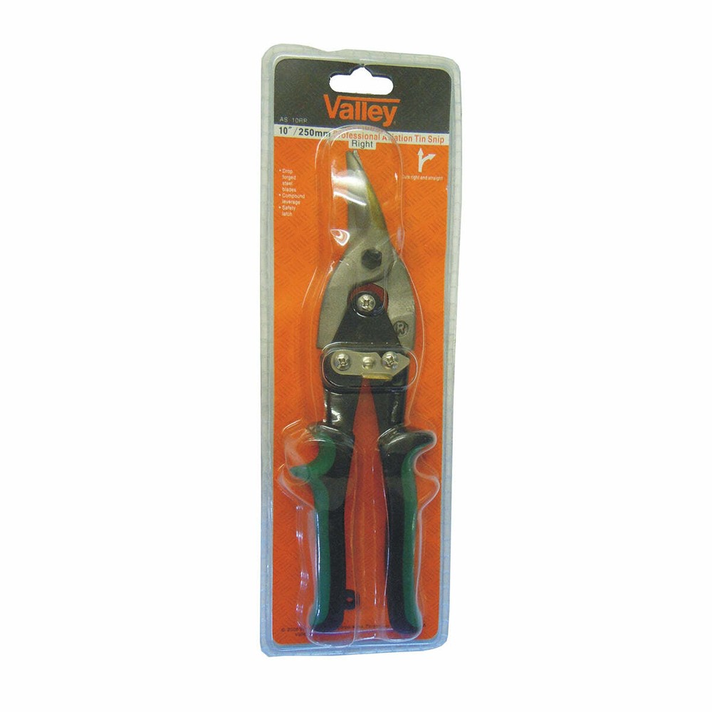 Valley 10" Right Cut Aviation Tin Snip