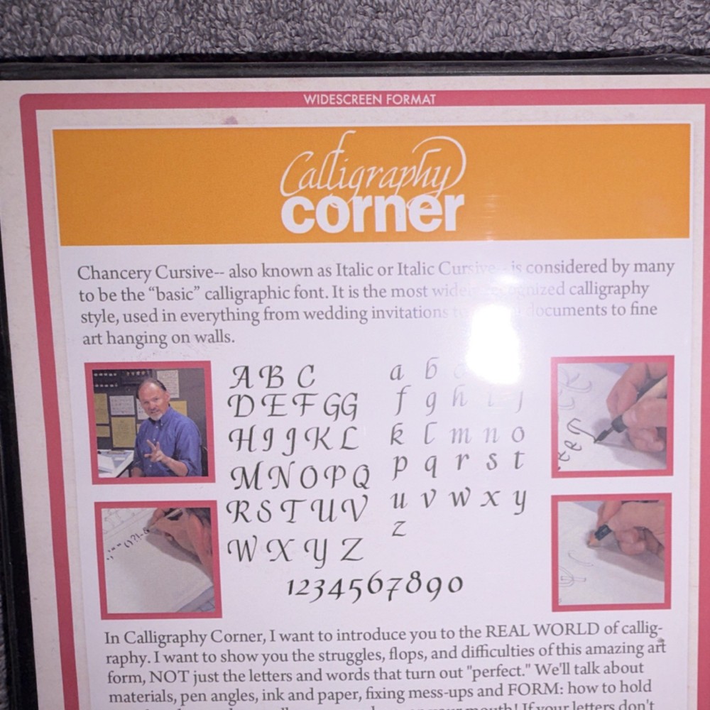 Burning Oak Studios Calligraphy Corner Dan Nelson Calligraphy Figure Drawing DVD