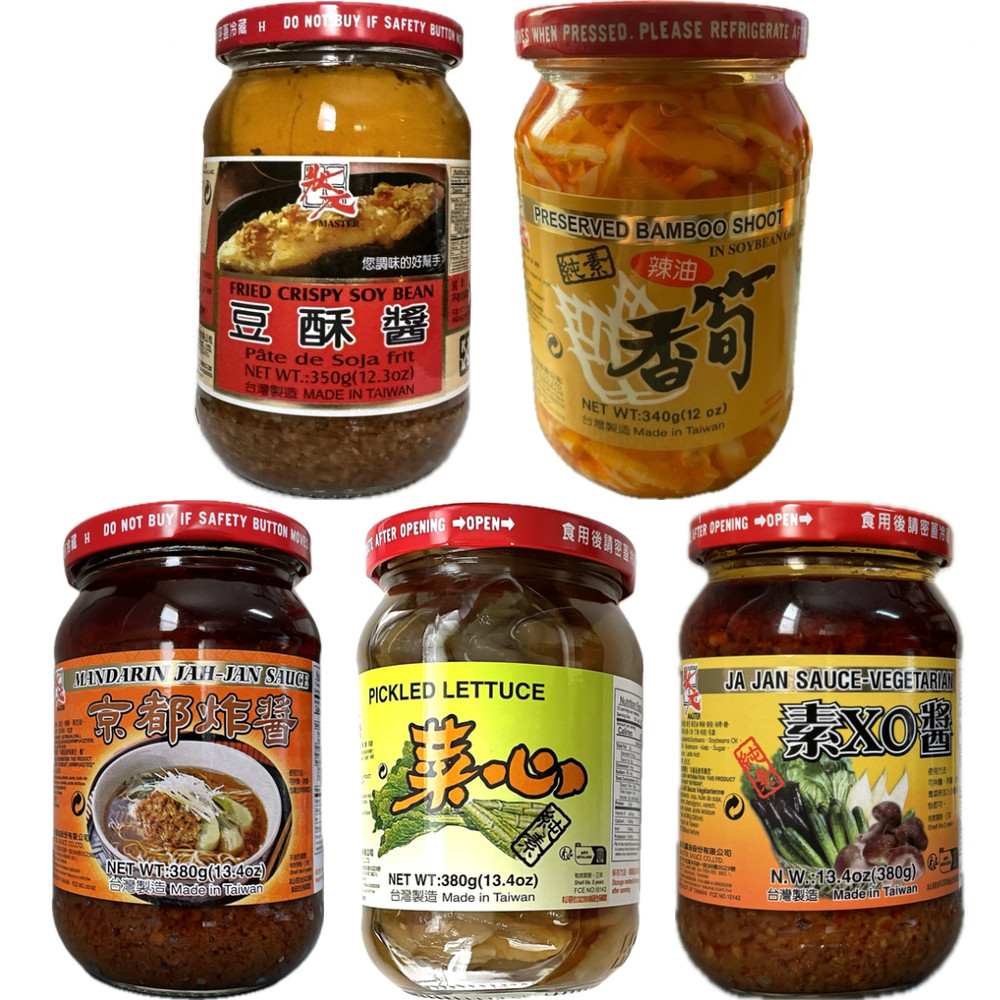 Master Brand Pickled & Soy Condiments – 12–13.4oz