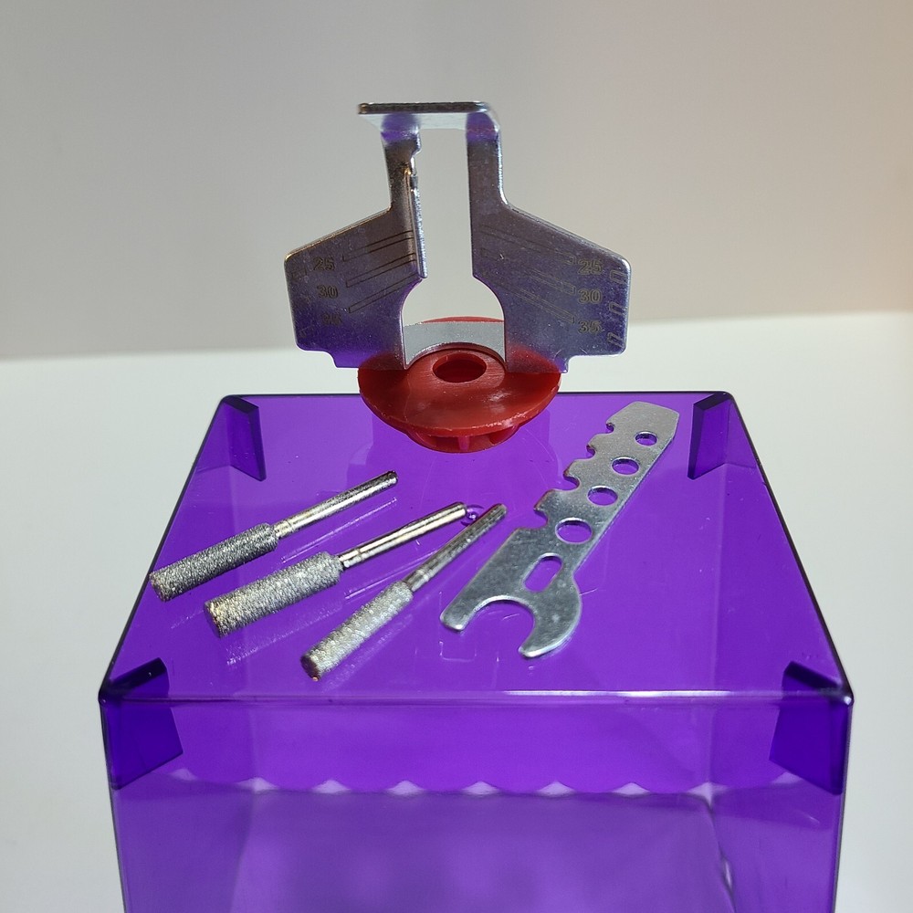 High Performance Rapid Chainsaw Sharpening Kit with Polishing Attachment.