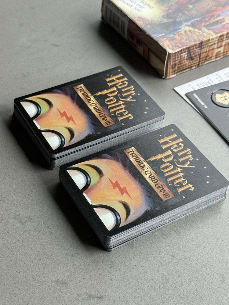 2001 Harry Potter Trading Card Game Two Player Starter Set - Open Box - Complete