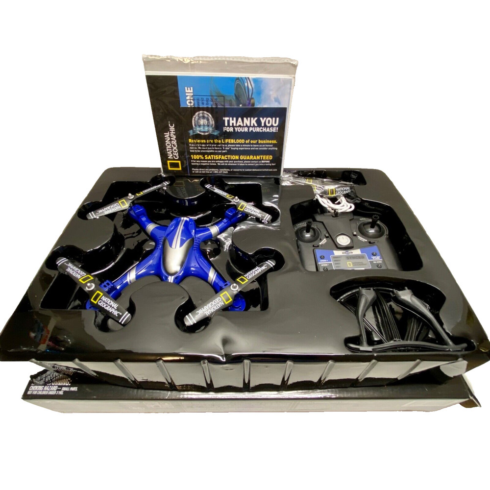 Quadcopter Drone Advanced Technology National Geographic Remote Control NIB