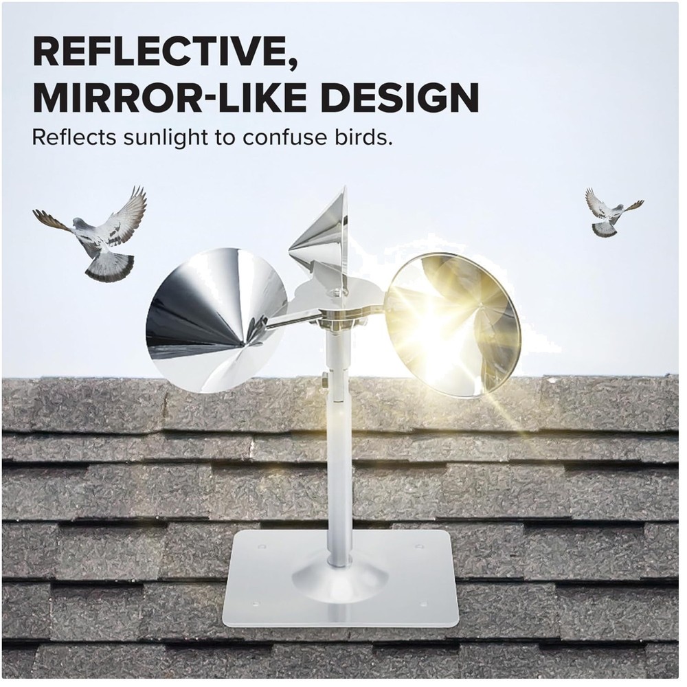 Reflect-A-Bird Spinning Deterrent - Repels Birds