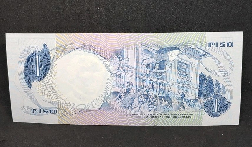 1969 Philippines One Piso LR045889