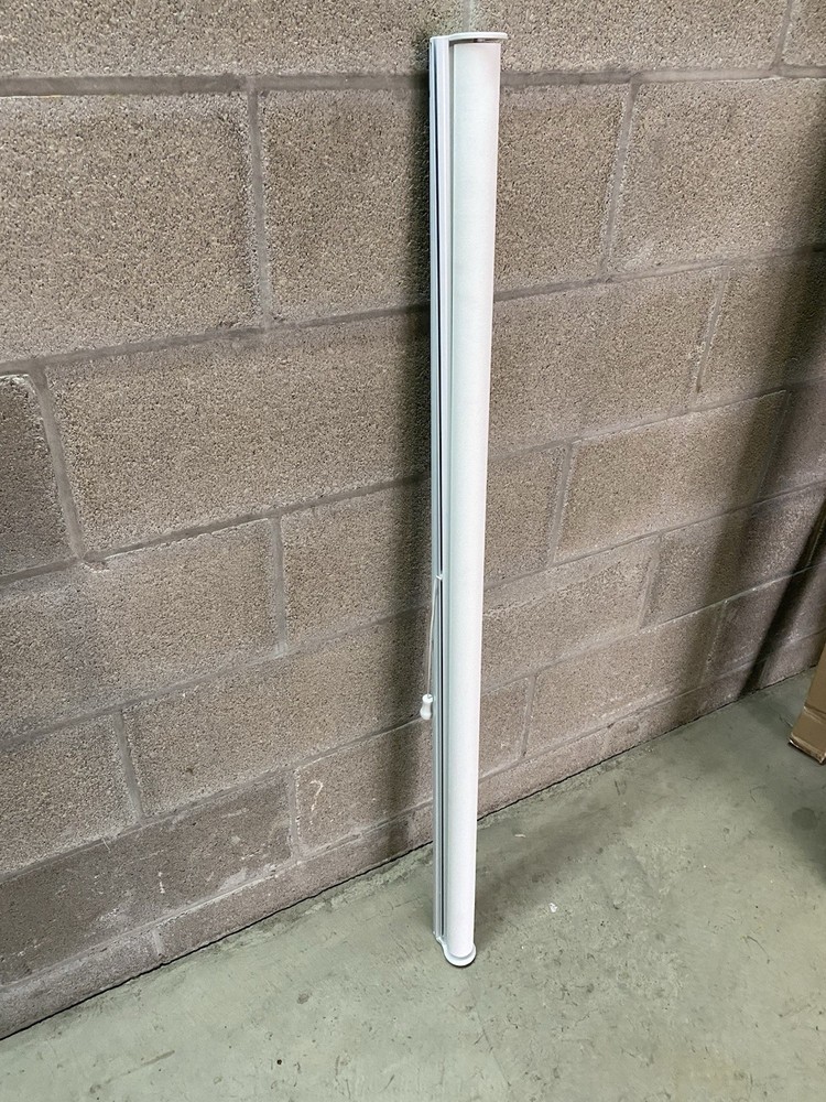 New White Window Pull Blinds – Compact Size (~13.5" Tall x 4" Wide)