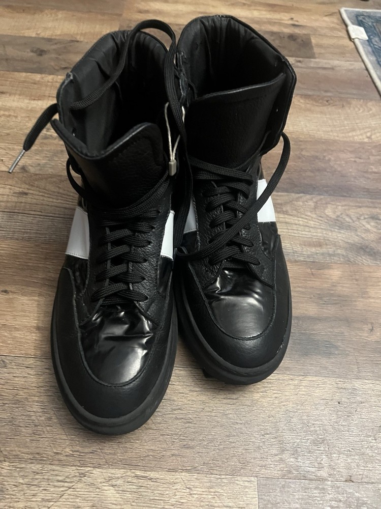 They are leather boots from Italy.