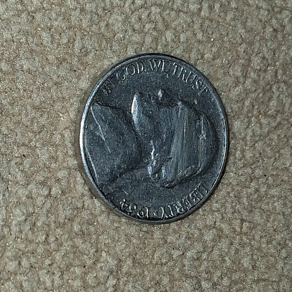 1964 Jefferson Nickel Error Coin 5C Major Strike Planchet Error