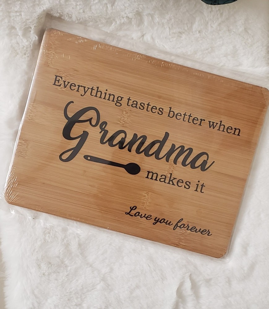 decorative cutting board GRANDMA Gift Project Decor