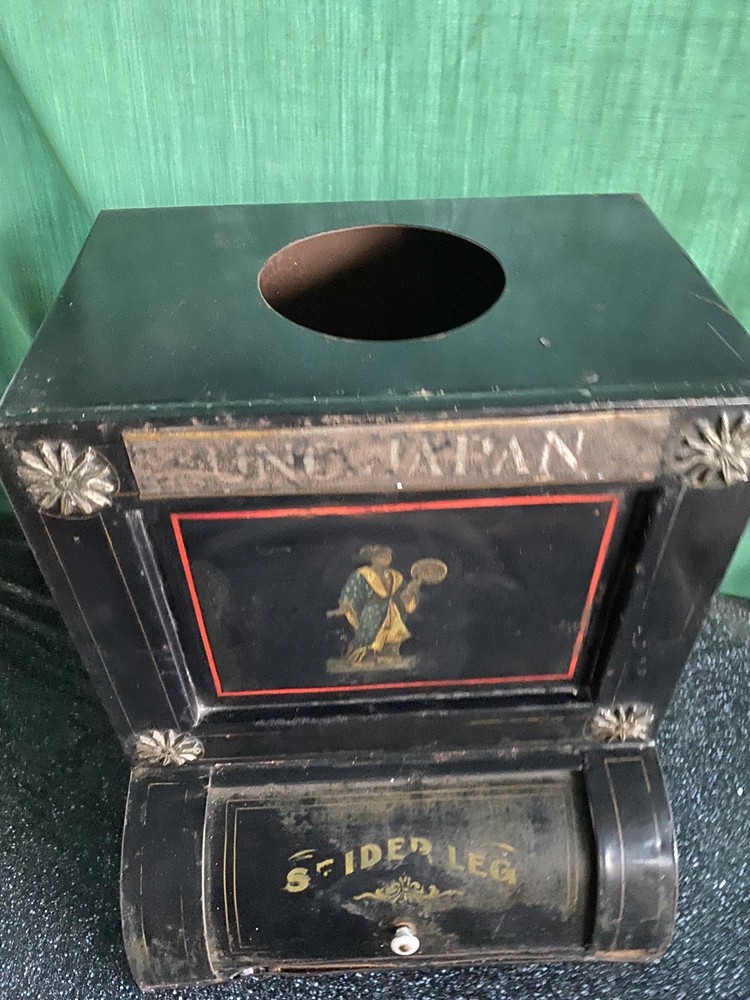 Antique Tea Bin Store Display Japan Large