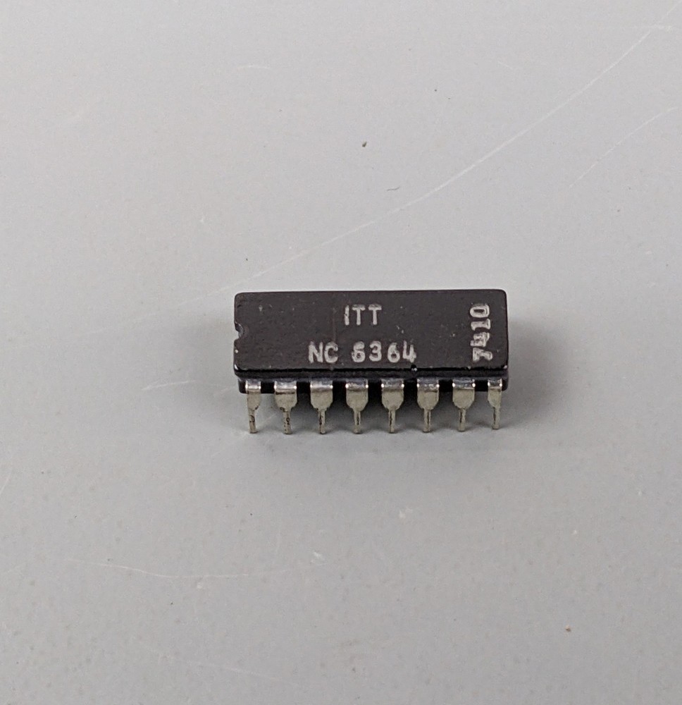 (12) ITT NC 6364 ICs, DIP16
