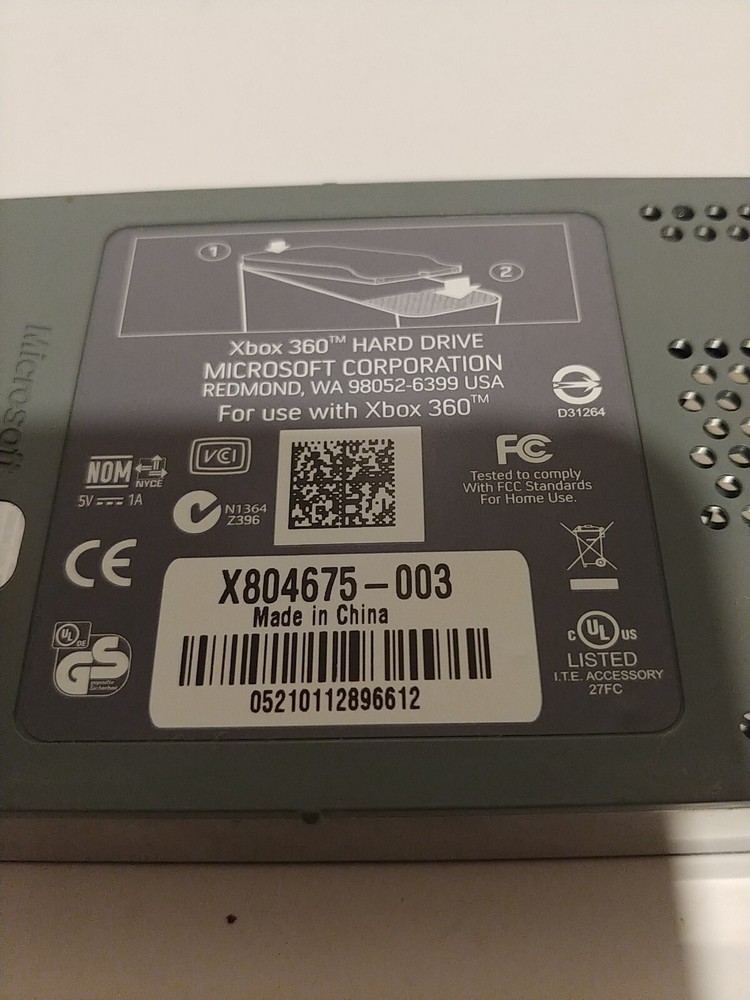 Xbox 360 Original Hard Drive Pre-owned