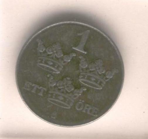 Coin 141 Sweden 1943 1 ore
