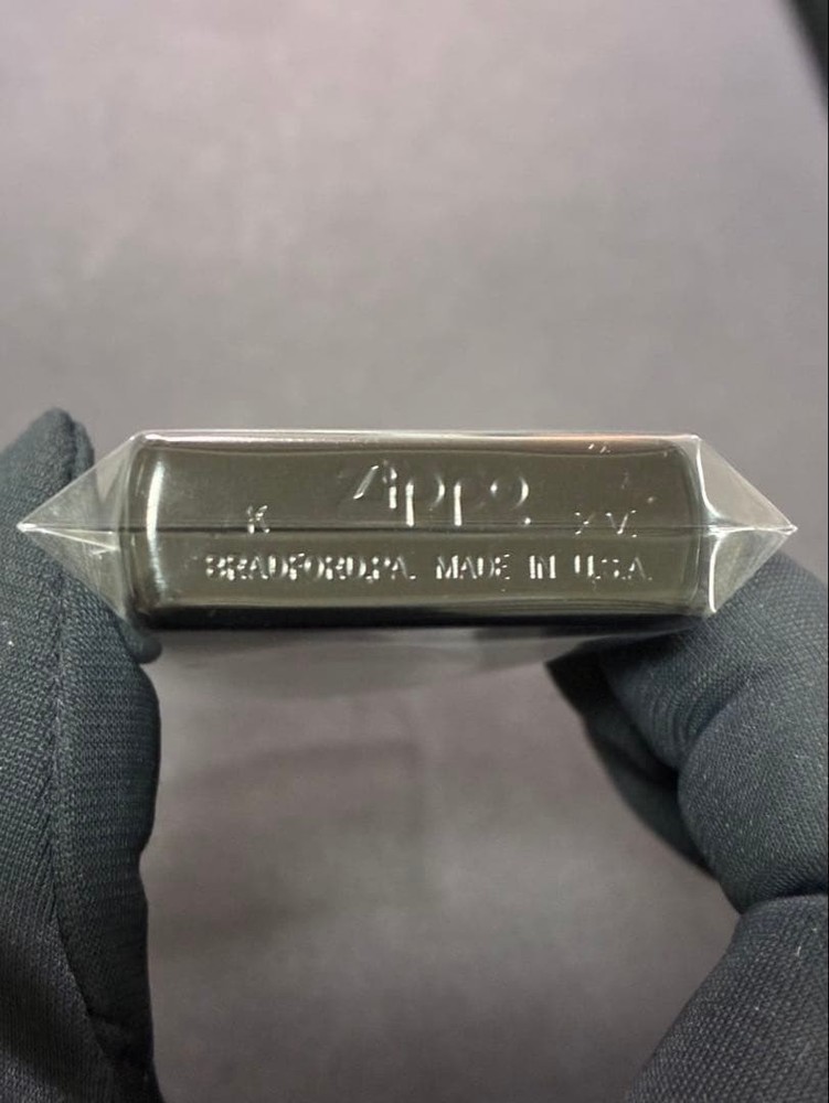 Zippo Vagabond Limited Edition Black One Sided Processing Lighter Regular Japan