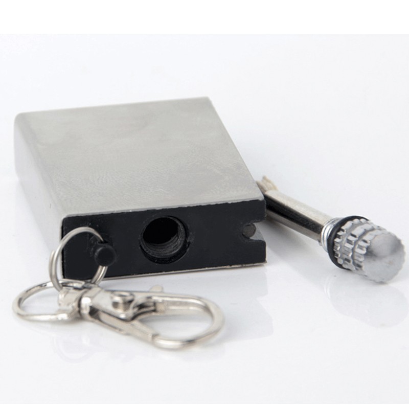 5 PCS Waterproof & Windproof Permanent Match Lighter, Strike Keychain Survival