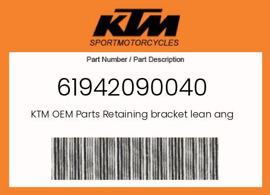 KTM Genuine Retaining Bracket Lean Angle Sensor Cmpl - 61942090040