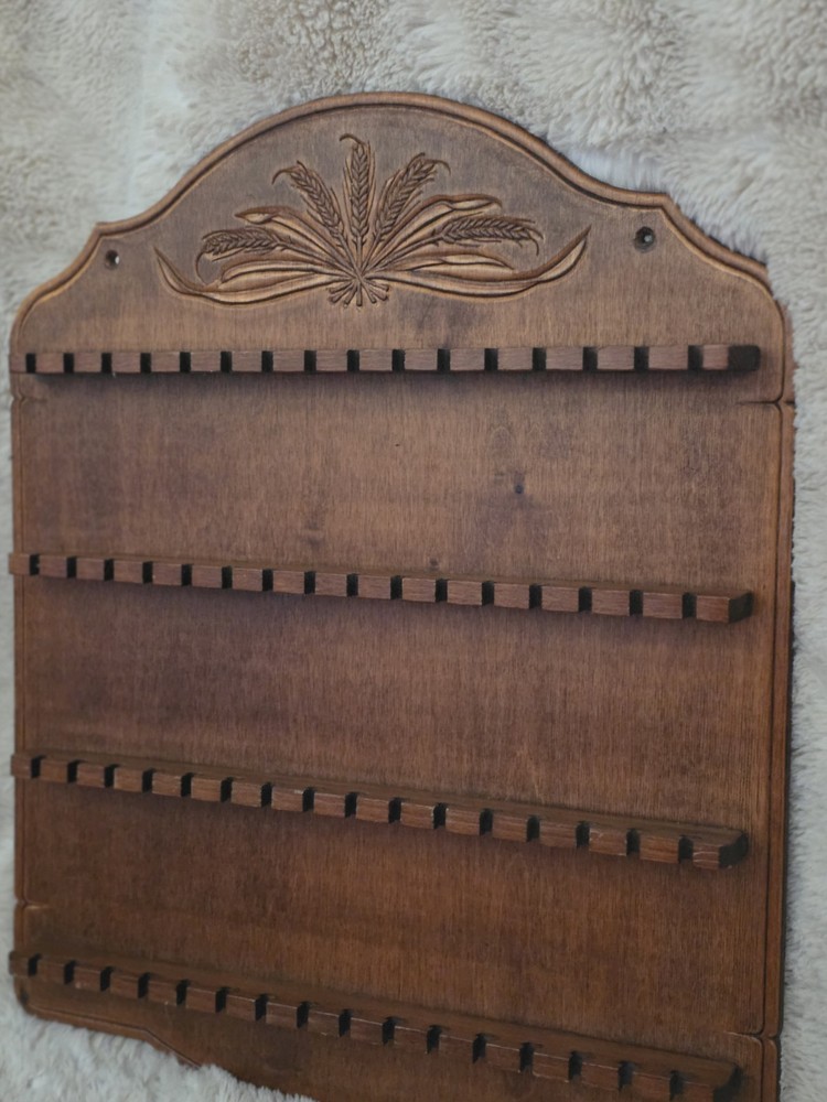 Vintage Spoon Collection Rack