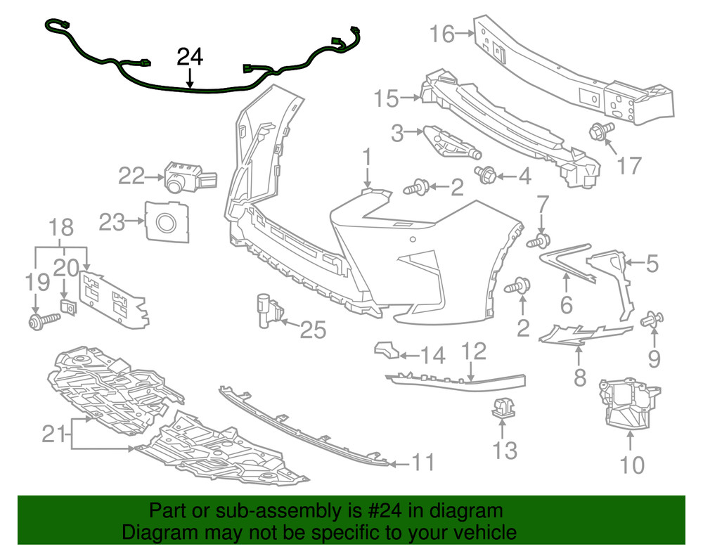 Genuine Lexus Harness 82114-0E030