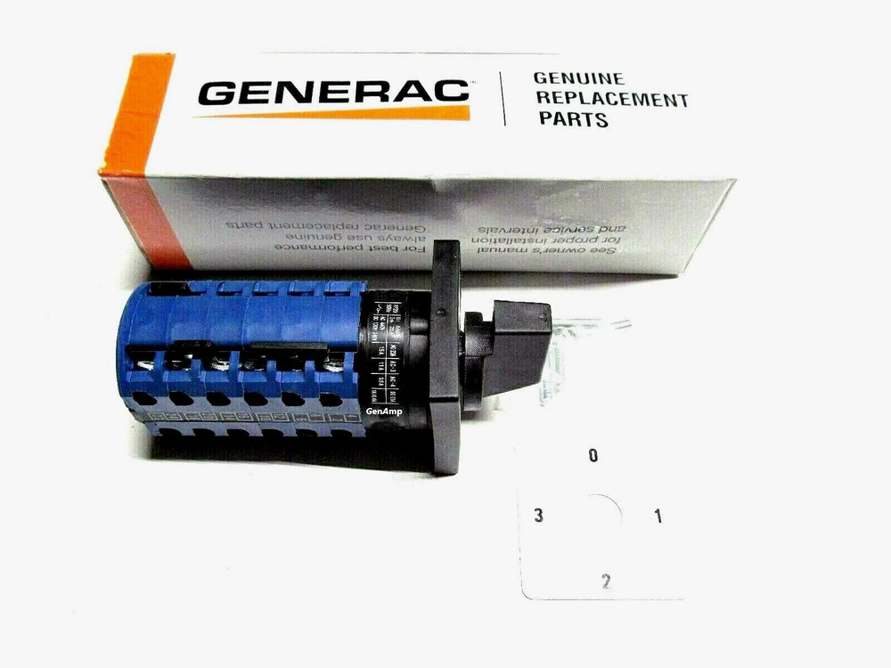GENERAC # G061945 OEM  SELECTOR SWITCH, AMP / VOLT