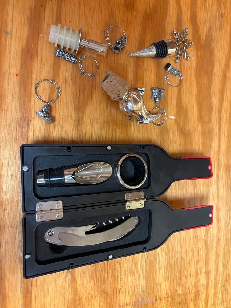 Wine charms and bottle openers