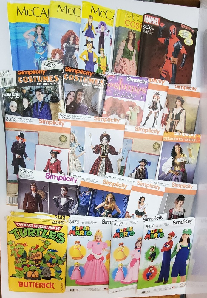 Character COSTUME Sewing Patterns #2  NEW UNCUT VINTAGE OOP
