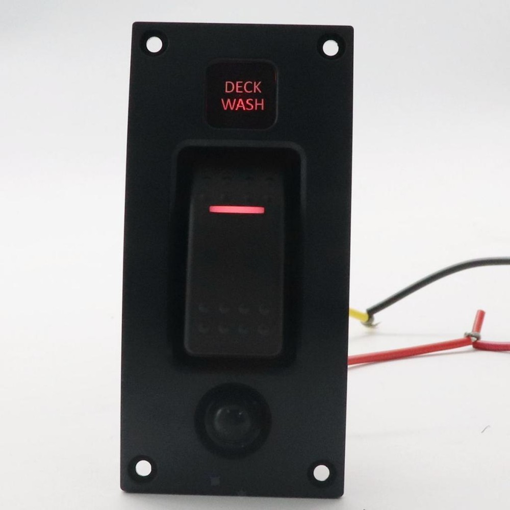Deck Wash Rocker Switch Panel LED Washdown controller