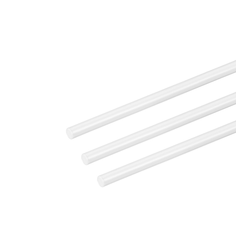 3mm × 20" ABS Plastic Round Bar Rod for Architectural Model Making DIY 3PC