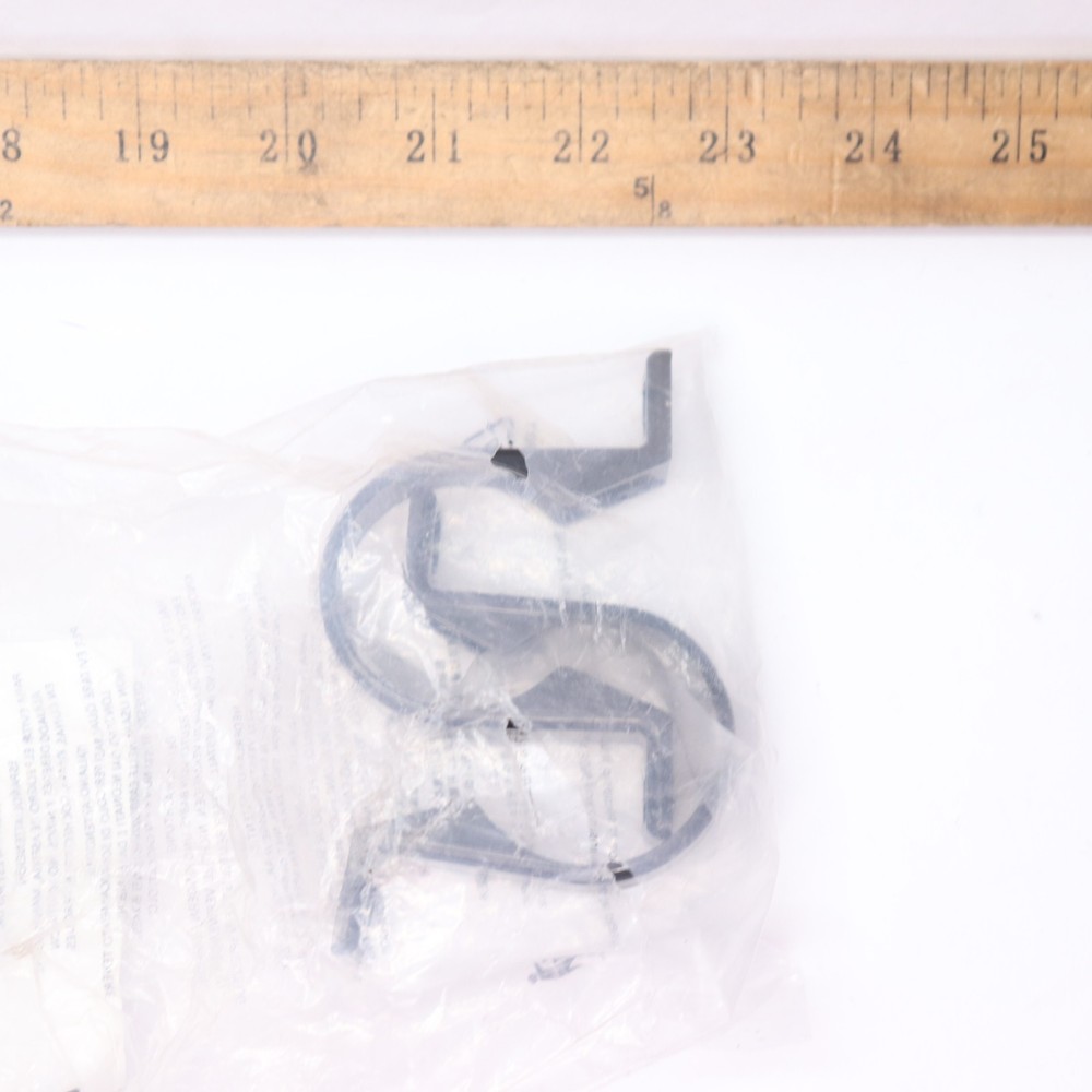 (2-Pk) Solvent Pipe Clip Blkack 40mm