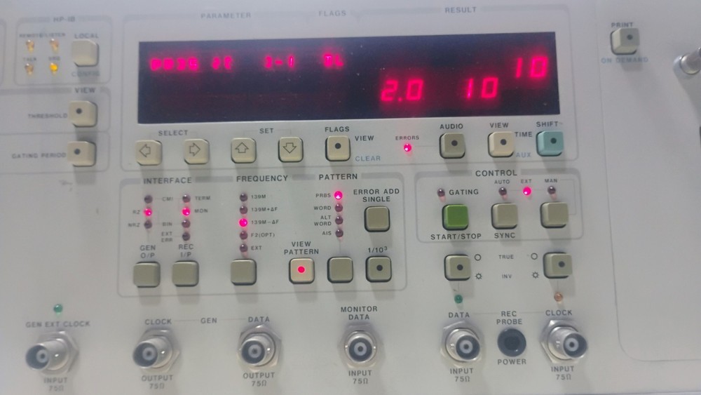 Clean Working Hewlett Packard 3764A Digital Transmission Analyzer