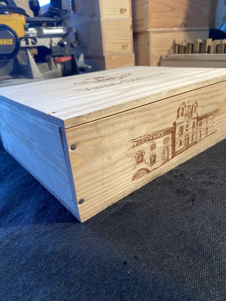 Wooden Wine Box, Spain