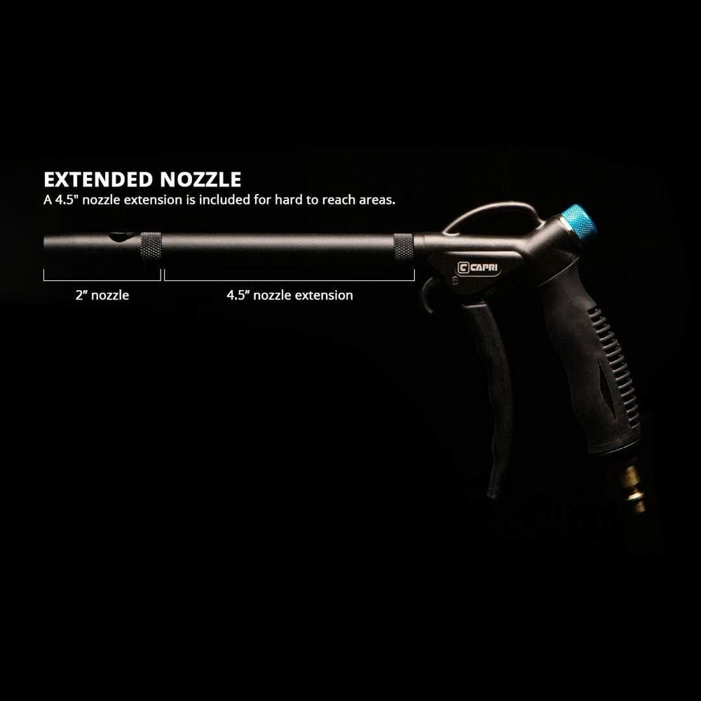 Powerful High Performance Air Blow Gun with Variable Air Flow and Extended