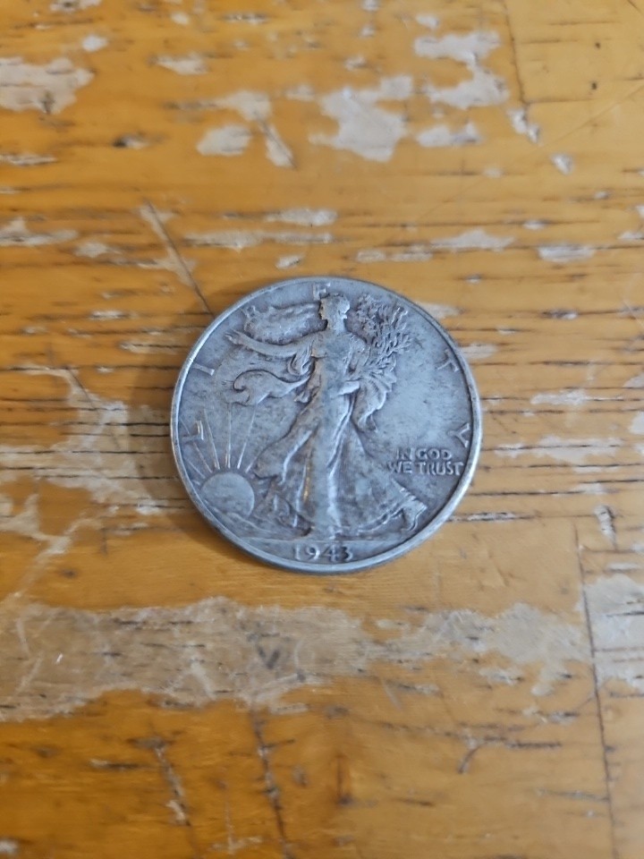 1943  Walking Liberty Half Dollar Silver