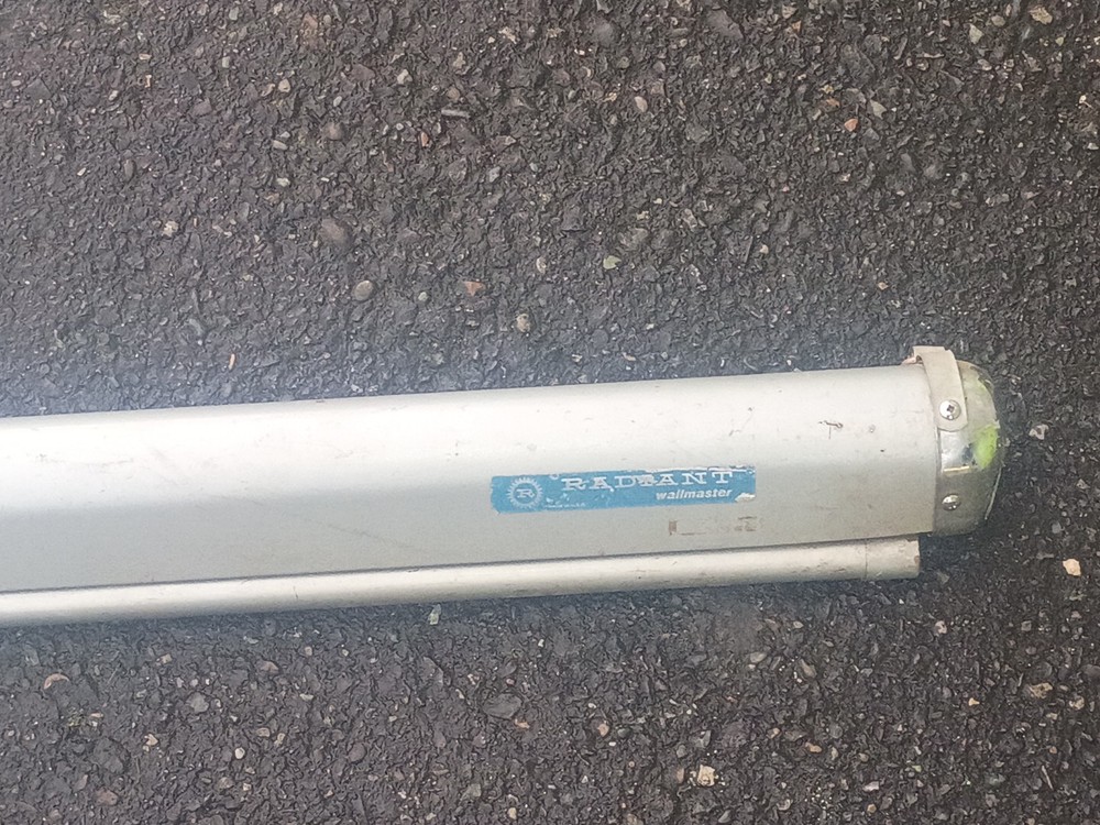 Radiant Imperial champion projector screen 1950's