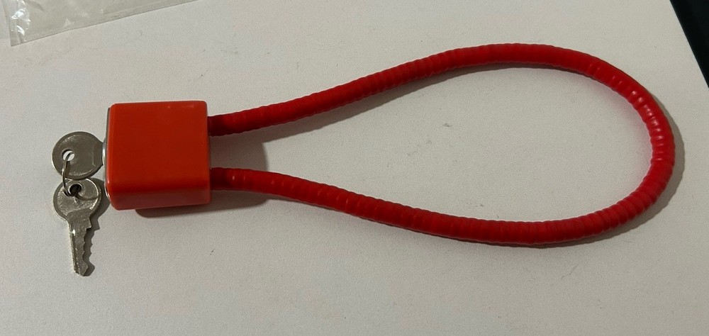 Firearm Safety Device Model NO. LVP300 Cable Gun Lock