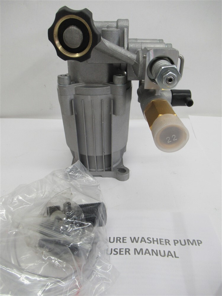 Hourleey 3/4" Shaft Horizontal Pressure Washer Pump - 3400PSI - 2.5GPM