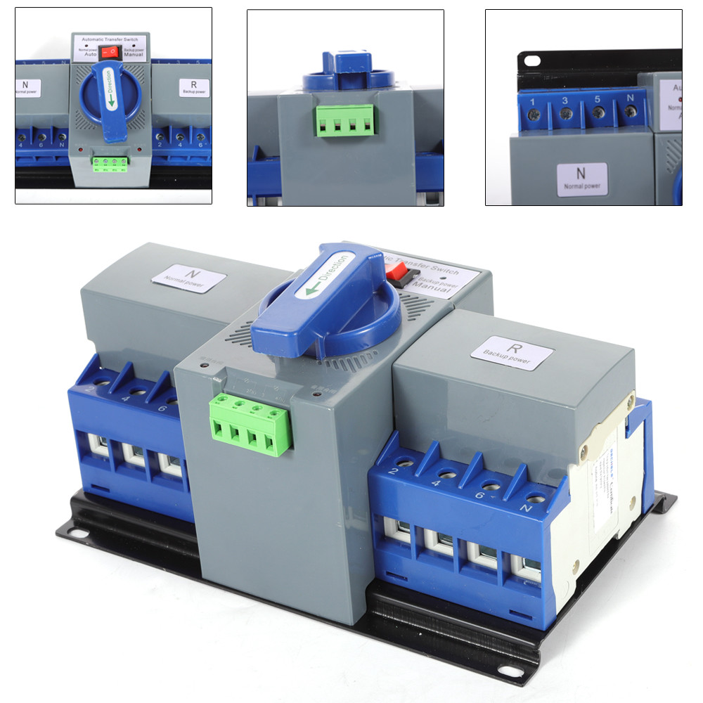 Dual Power Automatic Transfer Switch M6 ATS with Quick Recovery Function